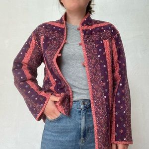 Handmade Quilted Jacket Sweater